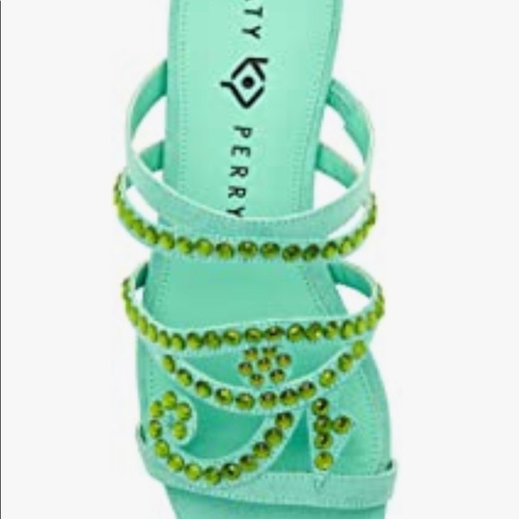 NWT Katy Perry Women's The Anat Slide Sandal, AVAILABLE IN MINT/ OR RED - Picture 3 of 10